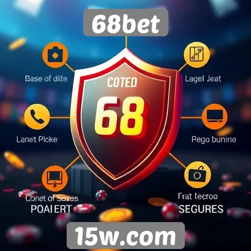 Recursos de segurança no site 68bet