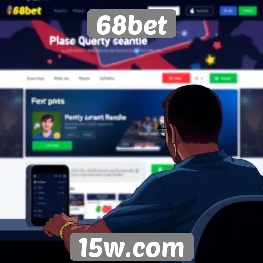 Avaliação da experiência do usuário no site 68bet